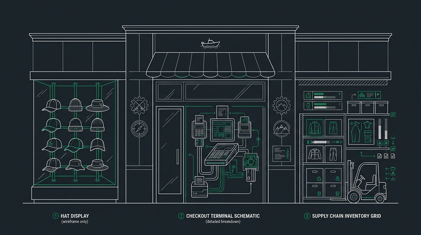 No Reel Problems online store schematic